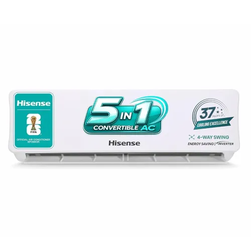 Image of Hisense 1.5 Ton 5-Star Inverter Split AC, White (AS-18TR4R5E)