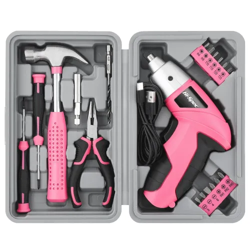 Image of Hi-Spec 19-Piece Cordless Electric Screwdriver Set