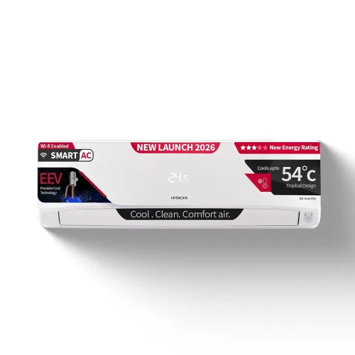 Image of Hitachi 1.5 Ton 3 Star New star rated Wi-Fi Inverter Split AC
