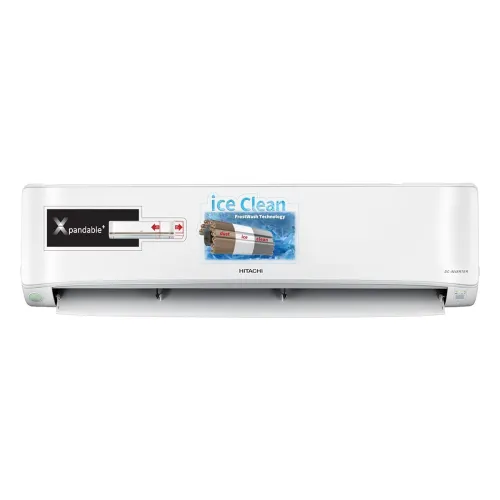 Image of Hitachi 1 Ton Class 3 Star, ice Clean, Xpandable+, Inverter Split AC (100% Copper, Dust Filter, 3400FXL RAS.G312PCAIBFE,
