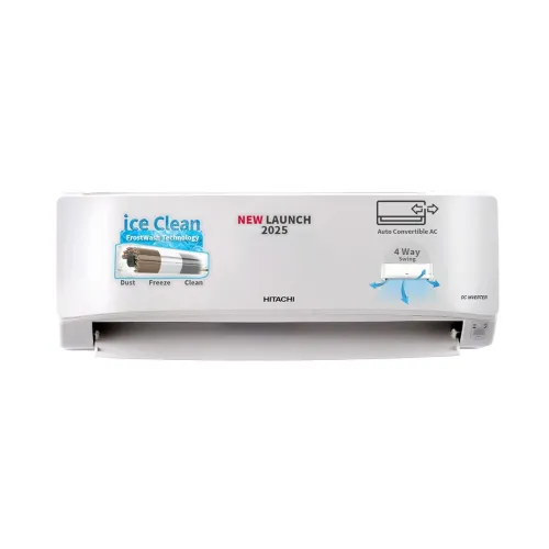 Image of Hitachi 1 Ton 3 Star Xpandable+ Inverter Split AC (100% Copper, 4-Way Swing, ice Clean, Dust Filter, 3400SXL RAS.D312PCB