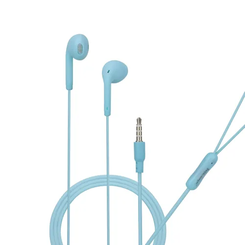 Image of Hitage EB-13 Wired Stereo Bass Earphones Blue