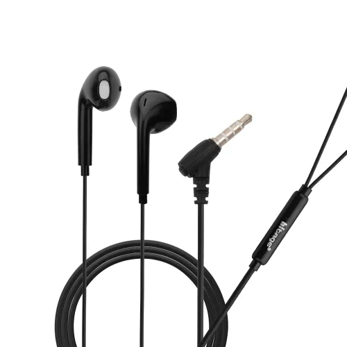 Image of Hitage HB-759 Stereo Music HD Calls Multi Colors Earphones Wired Headset (Black, in The Ear)Hitage HB-759 Stereo Music H
