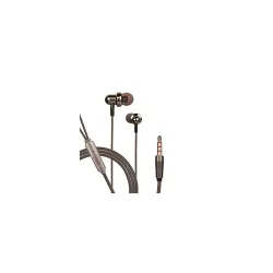 Hitage in-Ear Extra Bass Headphones Lossless Nosie Reduction Earphone Wired Headset with Mic for All Smartphones & iOS D