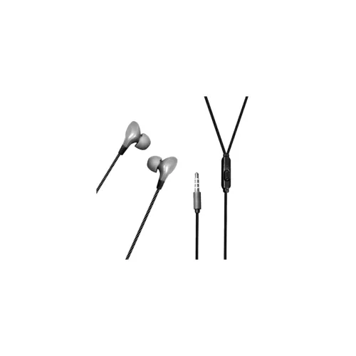 Image of Hitage HP-139+ Wired Headset (Grey/Black, In-Ear)