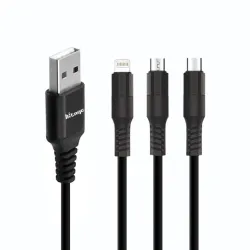 Hitage WB657 3 in 1 Micro Data Cable Fast Charging Data Cable