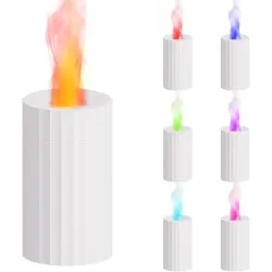 HIVAGI 3D Flame Light Essential Oil Diffuser