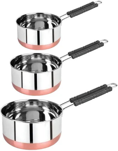 Image of HM EVOTEK Milk Pan 1 L, 1.5 L, 2 L capacity (Steel)