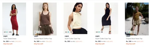 Image of H&M Women's Clothing upto 75% Discount