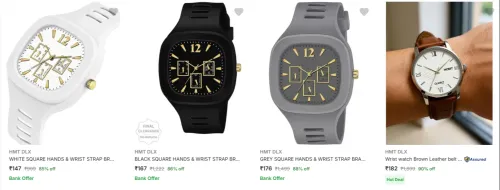 Image of Hmt Dlx Men's Wrist Watches upto 90% Discount