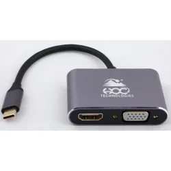 HOC HT-HVU3P Type-C Multi Functional Adapter 4 in 1