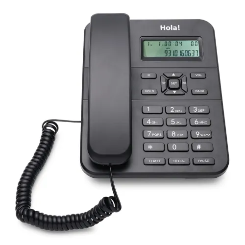Image of Hola TF 310 Caller Id Corded Landline Phone with CLI and Incoming and Outgoing Call List for Direct Dialing