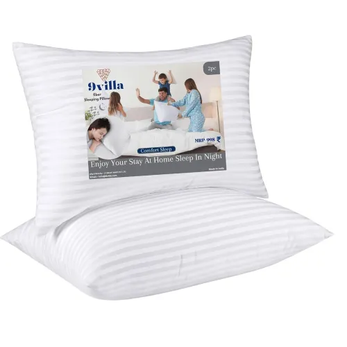 Image of Hollow Fiber Sleeping Pillow Set of 2