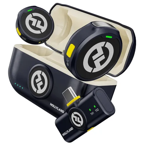 Image of Hollyland Lark M2 Wireless Microphone for iPhone15/16 & Androids