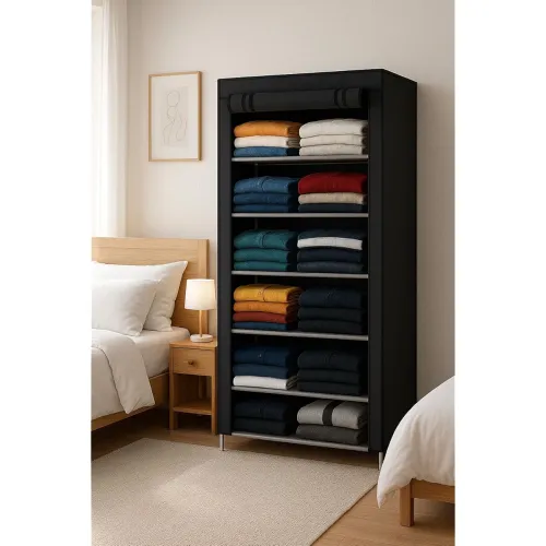 Image of Homdox Portable Collapsible Wardrobe for Clothes Storage