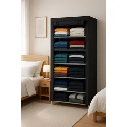 Homdox Portable Collapsible Wardrobe for Clothes Storage