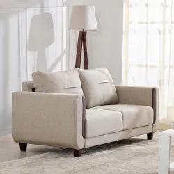 Home Centre Berry 3-Seater Fabric Sofa 