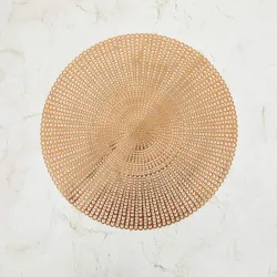 Home Centre Cinder Spiral Textured Placemat