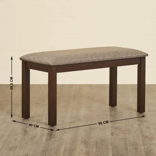 Image of Home Centre Dining Bench Cornell Rubber Wood.