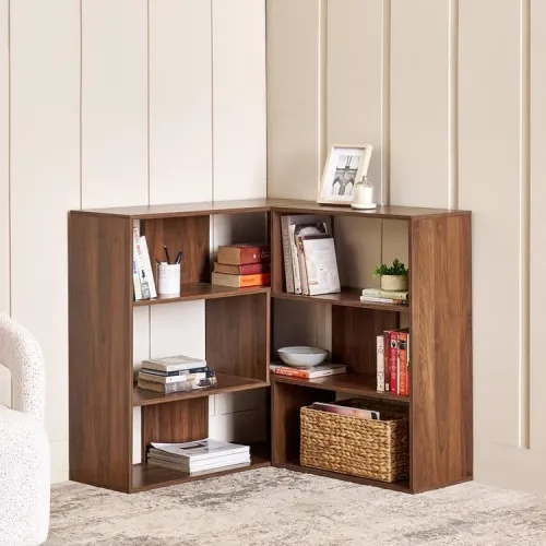 Image of Home Centre Engineered Wood Addison Open Book Shelf