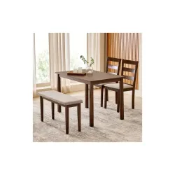 Home Centre Helios Lia Solid Wood 4 Seater Dining Table Sets