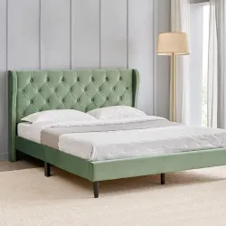 Home Centre Helios Bravo Roxy Upholstered King Size Bed Without Storage
