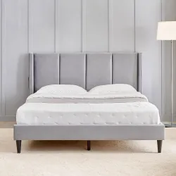 Home Centre Helios Bravo Aden Upholstered King Size Bed Without Storage