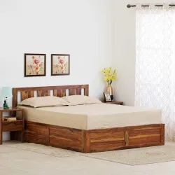 Home Centre Helios Pico Sheesham Bed