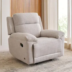 Home Centre | Lambert | Rocking Recliner | Fabric | Solid Wood