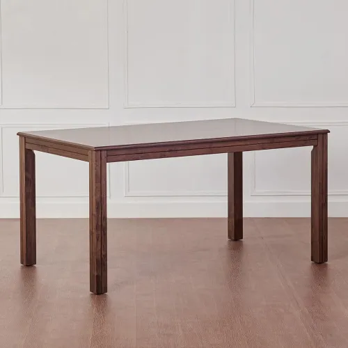 Image of Home Centre Montoya 6-Seater Engineered Wood Dining Table Brown