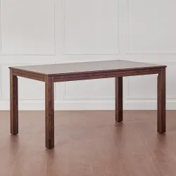 Home Centre Montoya 6-Seater Engineered Wood Dining Table Brown