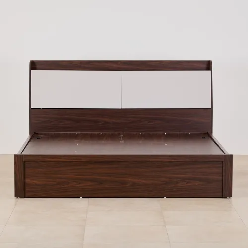 Image of Home Centre My Bed Tulip King Bed with Hydraulic and Headboard Storage 