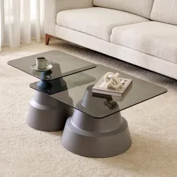 Home Centre | Nebulous Tempered Glass Top