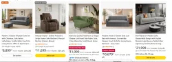Home Furnishing Sofa Set up to 70% Discount