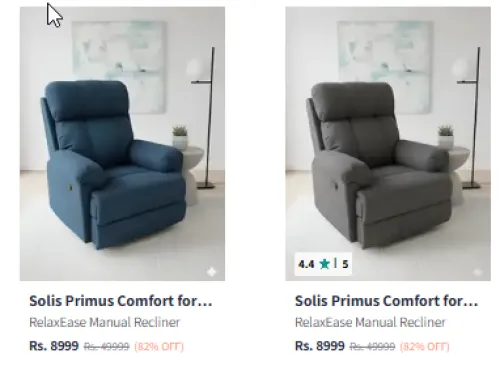 Image of Home Furniture Minimum 80% Discount