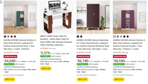 Image of Home Furniture up to 70% Discount + Coupon 