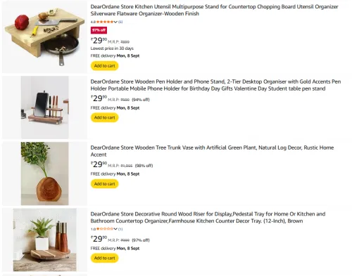 Image of Home & Kitchen Decor item @ Start ₹29