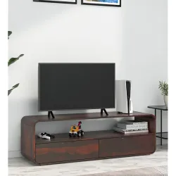 @home Nilkamal Rio Solid Wood TV Unit With Storage