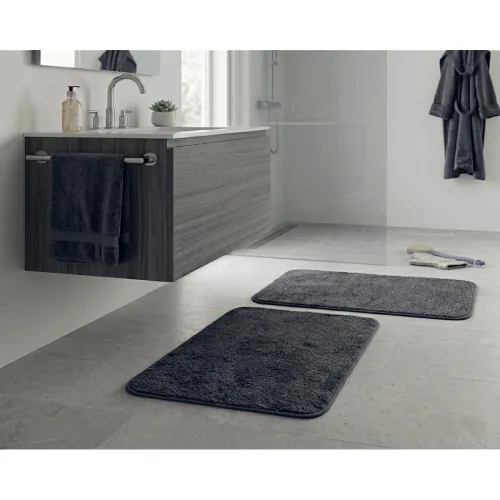 Image of Home Essentials: Premium Microfiber Anti-Skid Mat – 40x60 cm | Comfort & Safety for Every Room (Size 40X60 cm) (Set of 2