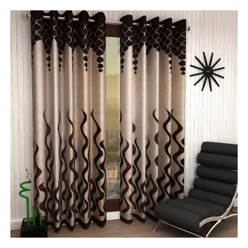 Image of Home Sizzler Set of 2 Door Curtains 7ft Long