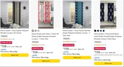 Home Sizzler Window Curtains upto 68% discount 