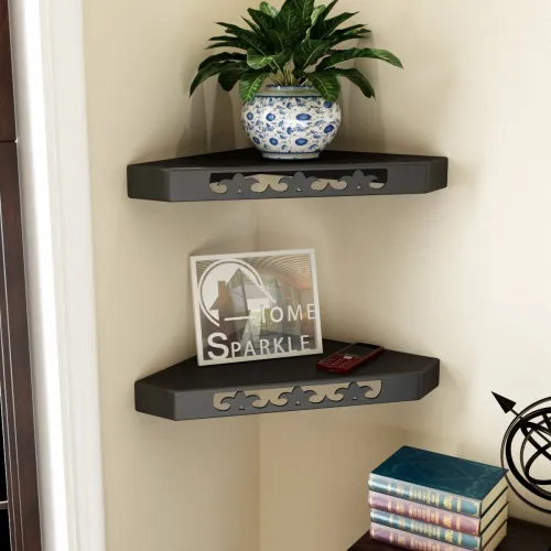 Image of Home Sparkle Wenge Decorative Multipurpose Hanging Rack
