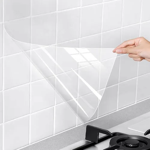 Image of HOME13 Clear Glossy Self Adhesive Film (1 Feet x 8 Feet)