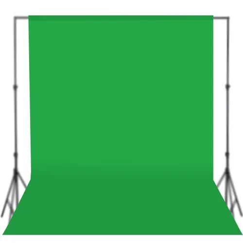 Image of HomeArt 6x9 Ft. Wrinkle-Free Green Screen Backdrop Background Curtain for Product Photography