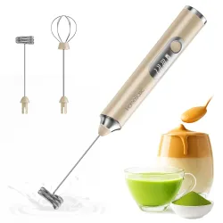 HOMEBASIC 3-Speed USB-C Milk Frother