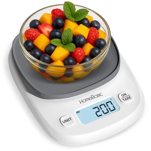 Image of HOMEBASIC Digital Kitchen Weighing Scale 5Kg
