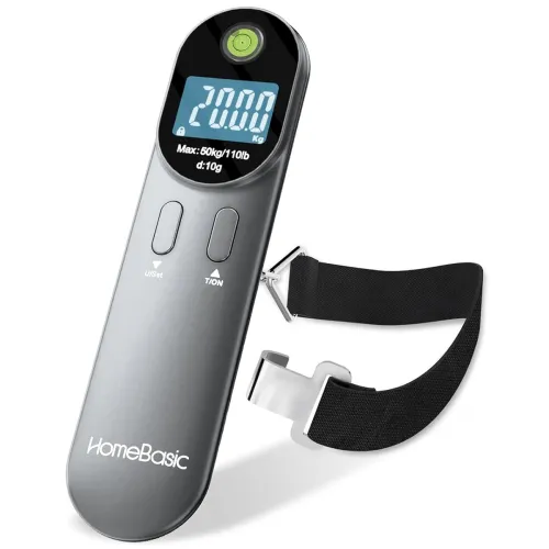 Image of HOMEBASIC Digital Luggage Weighing Scale 50kg