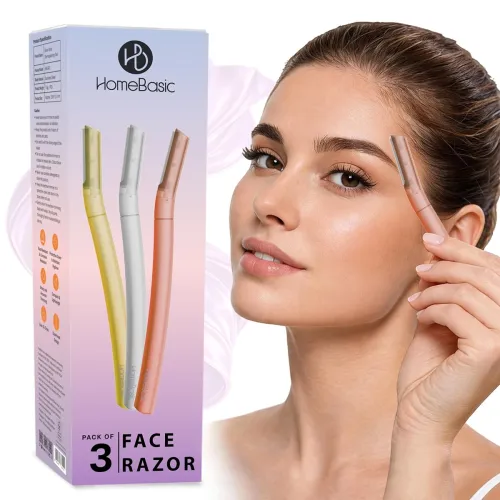 Image of HomeBasic Face Razor Pack of 3
