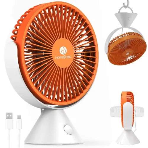 Image of HOMEBASIC Mini Table Fan for Home Office