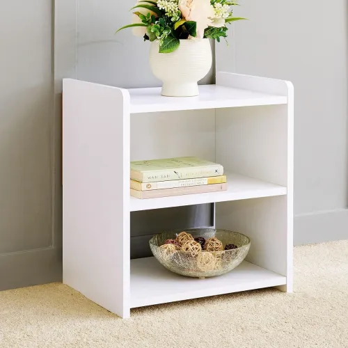 Image of Home Centre | Helios Alton Arvis Bedside Table | Engineered Wood | Walnut | 1 Year Warranty